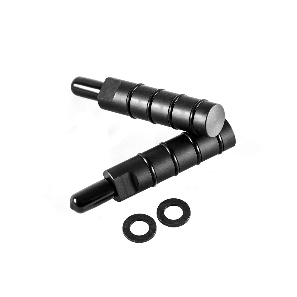 Front Footrests for R-Series and R2S black / silver