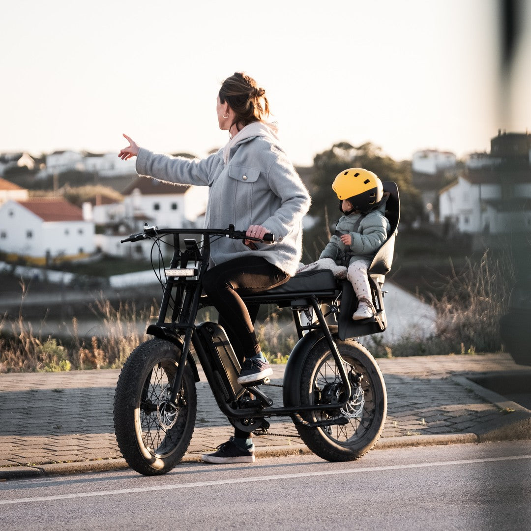 Urban Drivestyle and 50 rebels offer rad power bikes for child transport and commuting