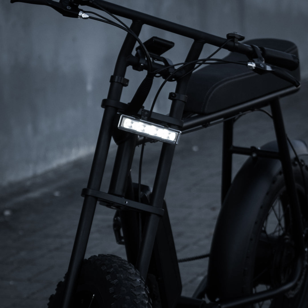 front light for electric fat bicycle